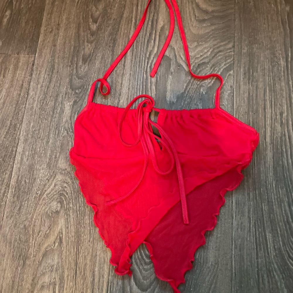 Size S, SHEIN, Bright Cherry Red